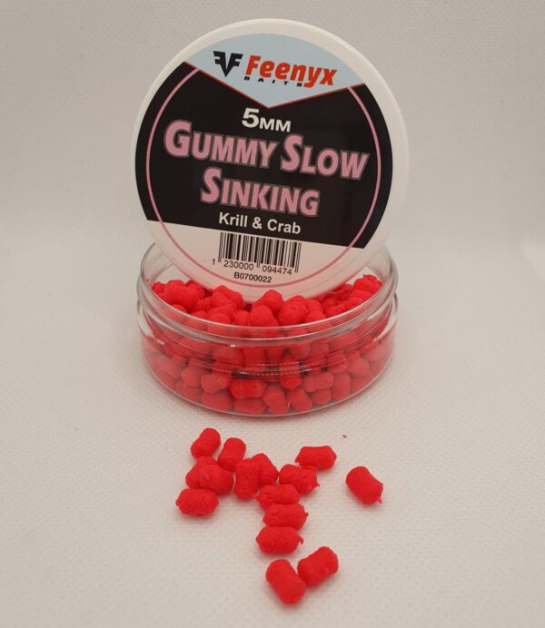 FEENYX Gummy Slow Sinking Krill&Crab - Esche da pesca