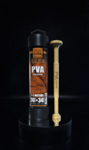 PVA ORGANIC Rete con Doppio Tubo PVA MESH + WOODEN PLUNGER 24+34mm