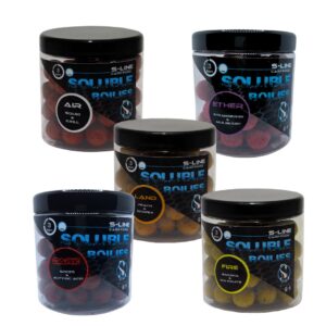 S-LINE CARP FOOD Hook Baits Soluble Boilies