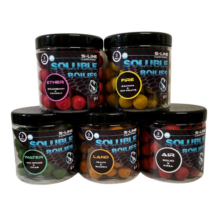 S-LINE Hook Baits SOLUBLE BOILES 20 mm