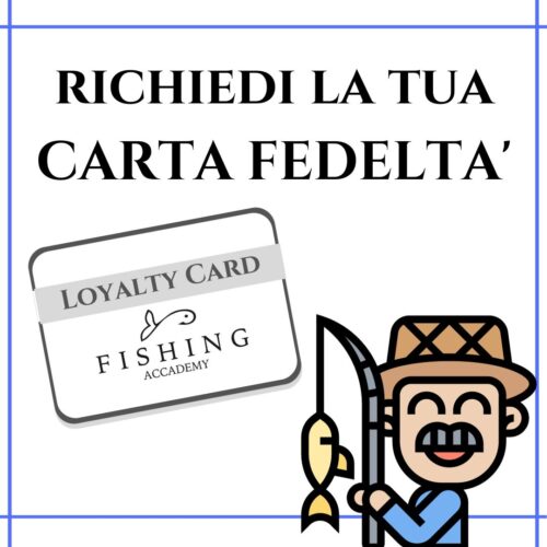 Richiedi la tua carta fedeltà - Il Lago - Fishing Accademy