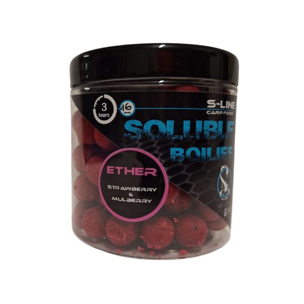 Hook Baits SOLUBLE BOILIES 16 mm - ETHER - S-Line Carp Food (1)